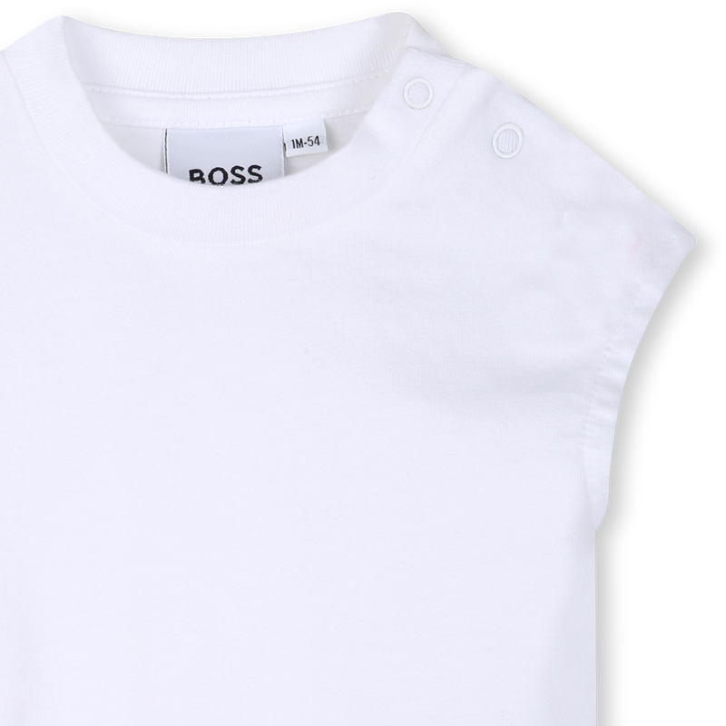 CONJUNTO MONO + CAMISETA BOSS 
                        NI&Ntilde;A