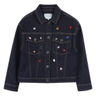 Chaqueta de denim crudo MARC JACOBS 
                    NI&Ntilde;A