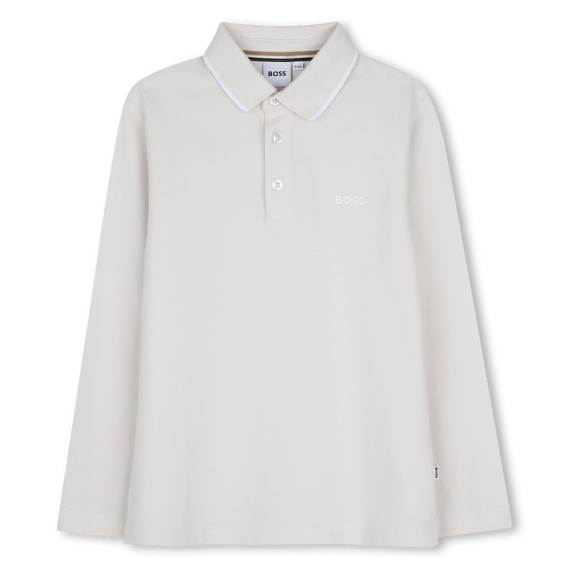 Polo de manga larga BOSS 
                        NI&Ntilde;O