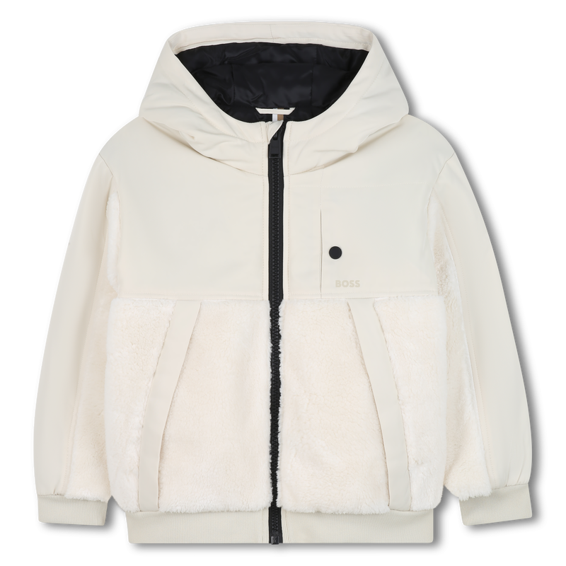Chaqueta con capucha BOSS 
                        NI&Ntilde;O