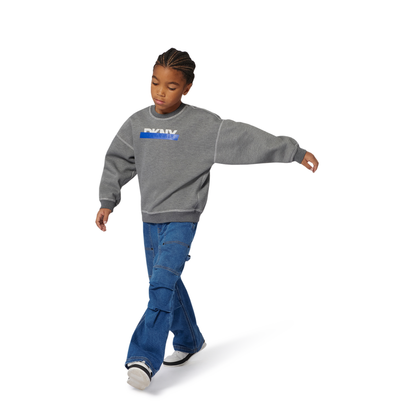 Sudadera reversible DKNY 
                        NI&Ntilde;O