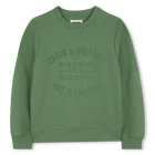 Sudadera sobrete&ntilde;ida ZADIG & VOLTAIRE 
                    NI&Ntilde;O
