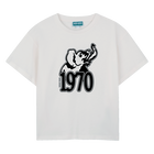 Camiseta de manga corta, BLANCO ROTO, hi-res