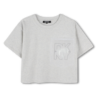 Camiseta ancha de algod&oacute;n DKNY 
                    NI&Ntilde;A