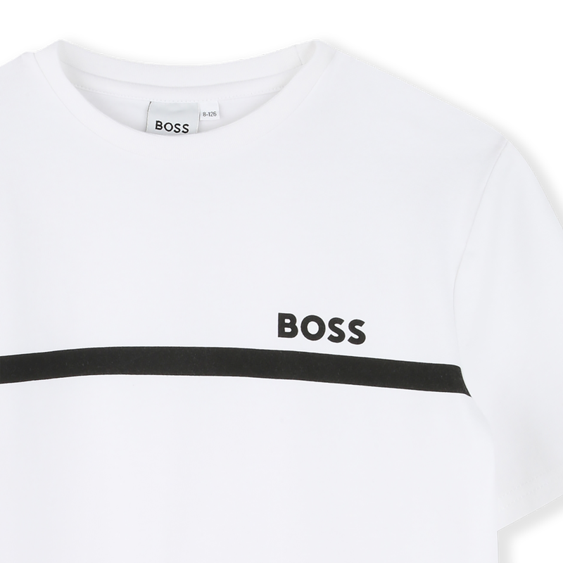 CAMISETA DE MANGA CORTA BOSS 
                        NI&Ntilde;O