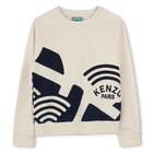Su&eacute;ter de mulet&oacute;n de algod&oacute;n KENZO KIDS 
                    NI&Ntilde;O