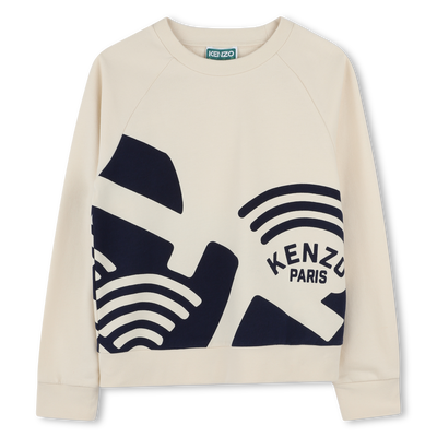 Su&eacute;ter de mulet&oacute;n de algod&oacute;n KENZO KIDS NI&Ntilde;O