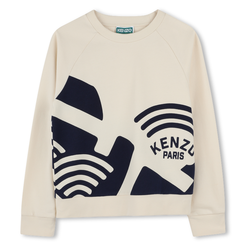 Su&eacute;ter de mulet&oacute;n de algod&oacute;n KENZO KIDS 
                        NI&Ntilde;O