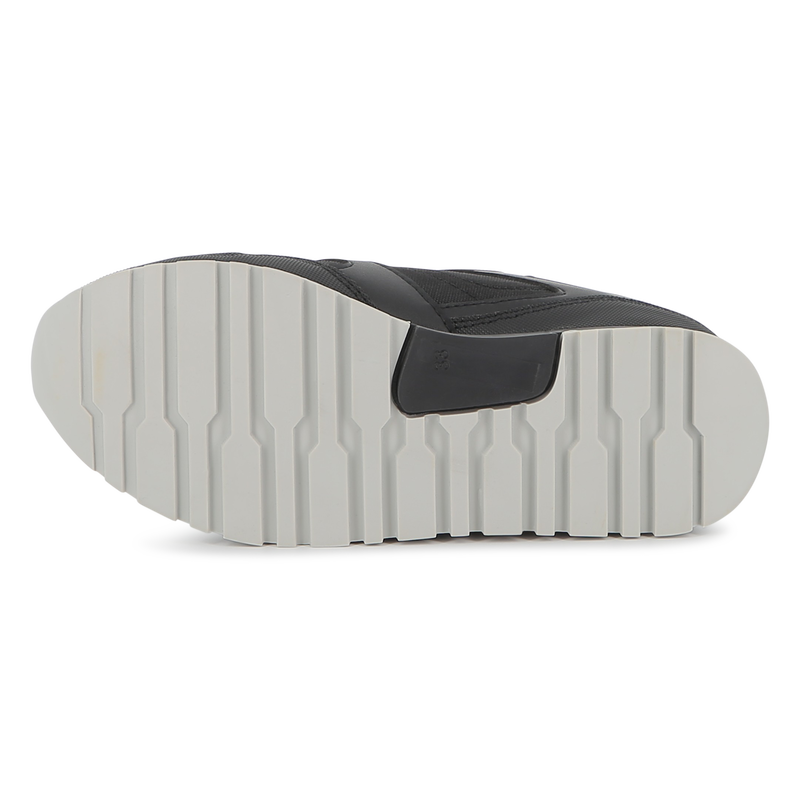 Zapatillas de imitaci&oacute;n y lona BOSS 
                        NI&Ntilde;O