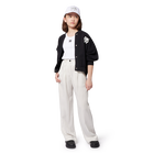 Pantal&oacute;n ancho de rayas DKNY 
                    NI&Ntilde;A