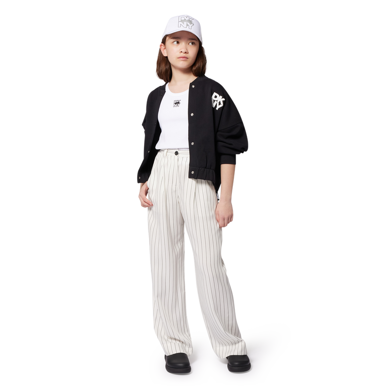 Pantal&oacute;n ancho de rayas DKNY 
                        NI&Ntilde;A