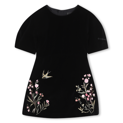 Vestido de terciopelo GIVENCHY NI&Ntilde;A