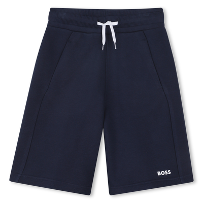 Bermudas de mulet&oacute;n liso BOSS NI&Ntilde;O