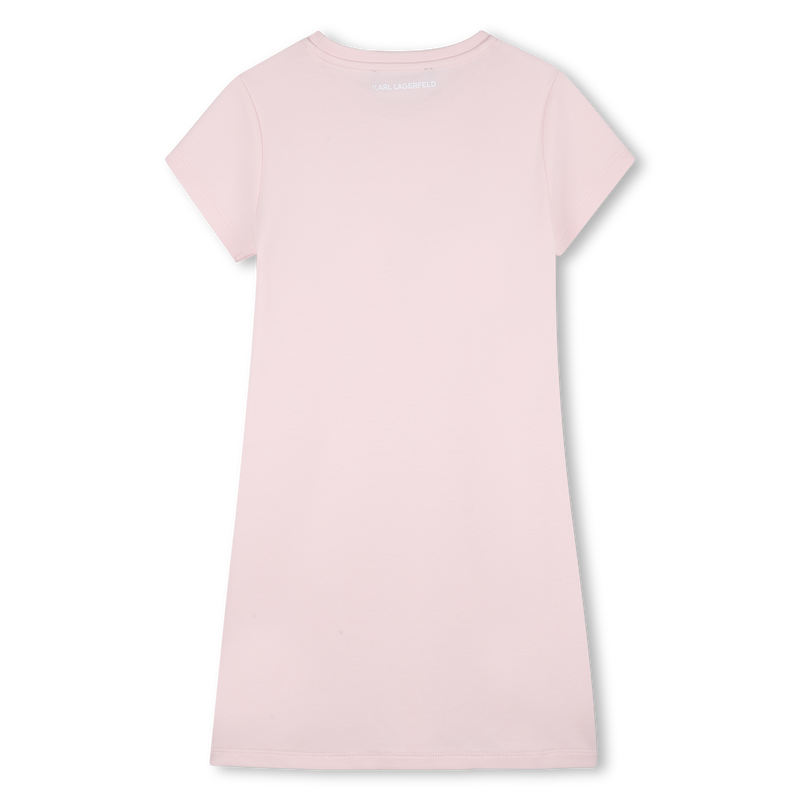VESTIDO MANGA CORTA KARL LAGERFELD KIDS 
                        NI&Ntilde;A