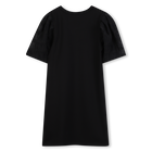 Vestido de ceremonia bimateria DKNY 
                    NI&Ntilde;A