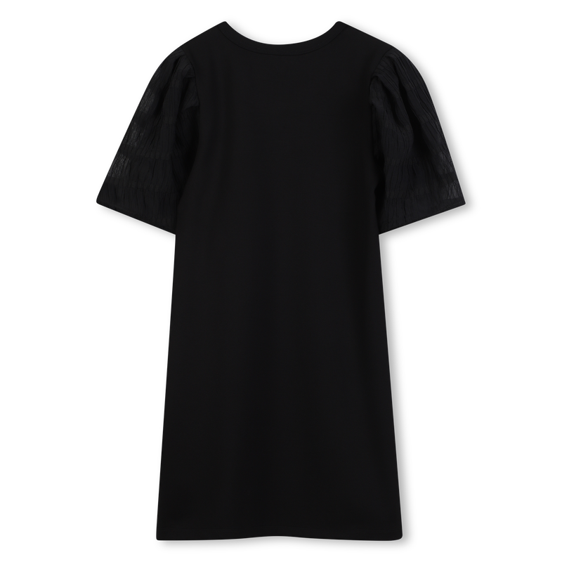 Vestido de ceremonia bimateria DKNY 
                        NI&Ntilde;A