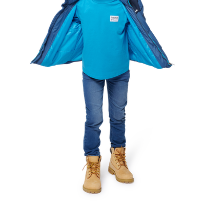 Camiseta lisa con etiqueta TIMBERLAND NI&Ntilde;O