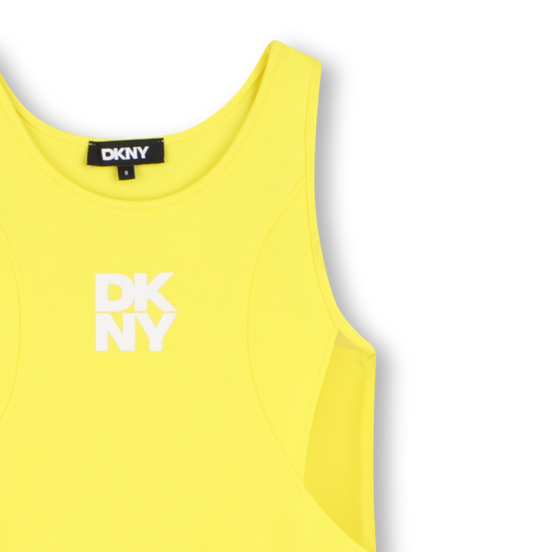 VESTIDO DE TIRANTES DKNY 
                        NI&Ntilde;A