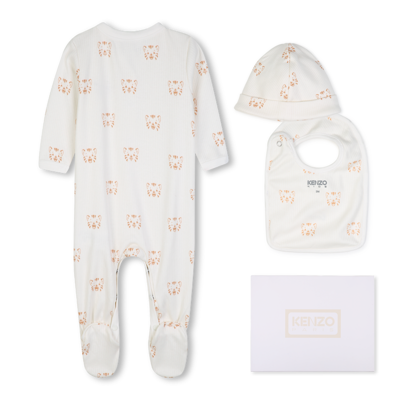 Conjunto de pijama, gorro y babero. KENZO KIDS 
                        NI&Ntilde;O