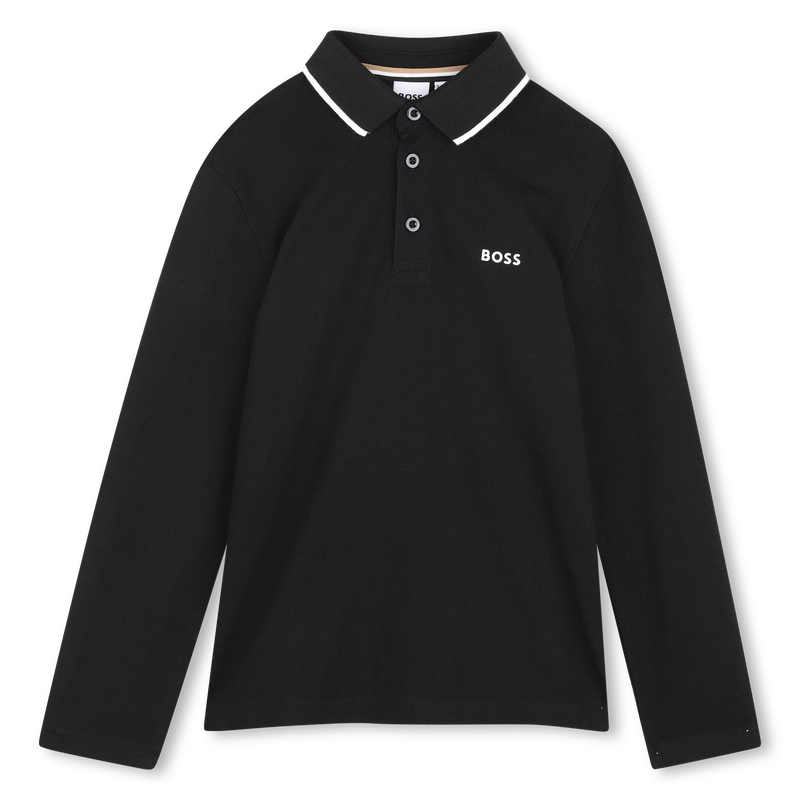 Polo de manga larga BOSS 
                        NI&Ntilde;O