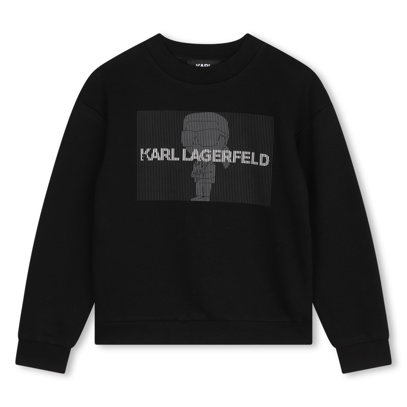 Sudadera de mulet&oacute;n KARL LAGERFELD KIDS 
                        NI&Ntilde;O