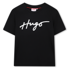 Camiseta de manga corta, NEGRO, hi-res
