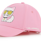 Gorra ilustraci&oacute;n choupette KARL LAGERFELD KIDS 
                    NI&Ntilde;A