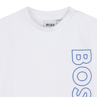 Camiseta de algod&oacute;n con logo BOSS 
                    NI&Ntilde;O