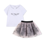 Conjunto de camiseta y falda KARL LAGERFELD KIDS 
                    NI&Ntilde;A