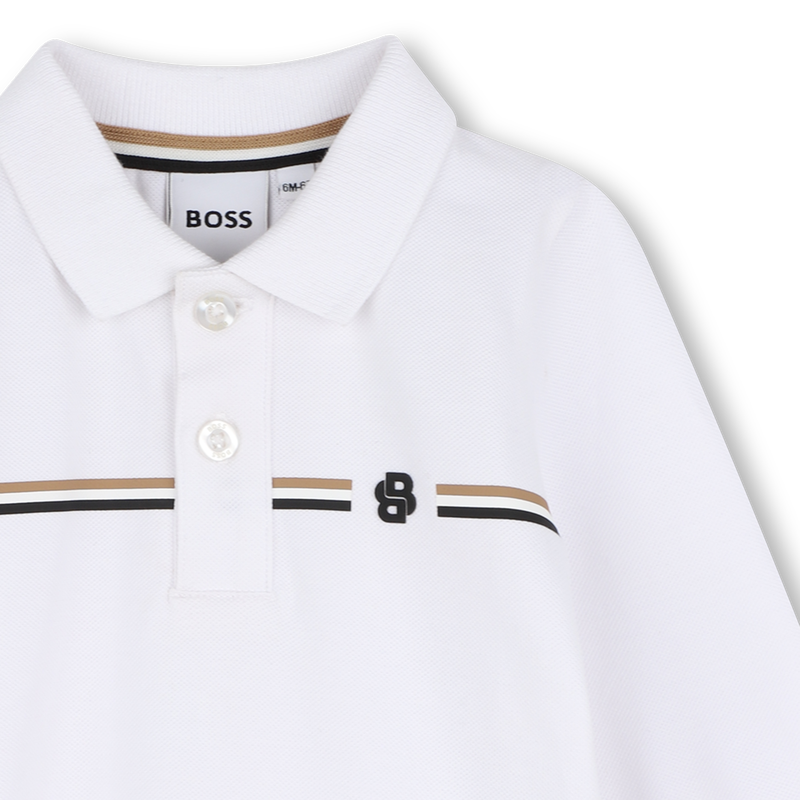 Polo de manga larga BOSS 
                        NI&Ntilde;O