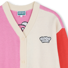 C&aacute;rdigan de punto con cuello en v KENZO KIDS 
                    NI&Ntilde;A