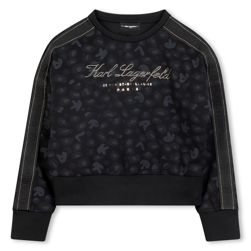 Sudadera de doble jersey KARL LAGERFELD KIDS 
                        NI&Ntilde;A