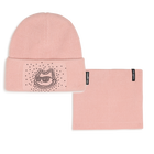 Conjunto de gorro y bufanda. KARL LAGERFELD KIDS 
                    NI&Ntilde;A