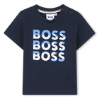Camiseta de manga corta, MARINO, hi-res