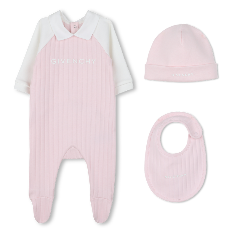 Conjunto de pijama, gorro y babero GIVENCHY 
                        UNISEXO