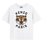 Camiseta de algod&oacute;n estampada KENZO KIDS 
                    NI&Ntilde;O