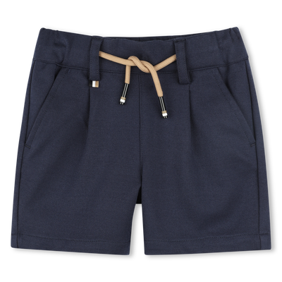 Pantal&oacute;n corto liso el&aacute;stico BOSS NI&Ntilde;O