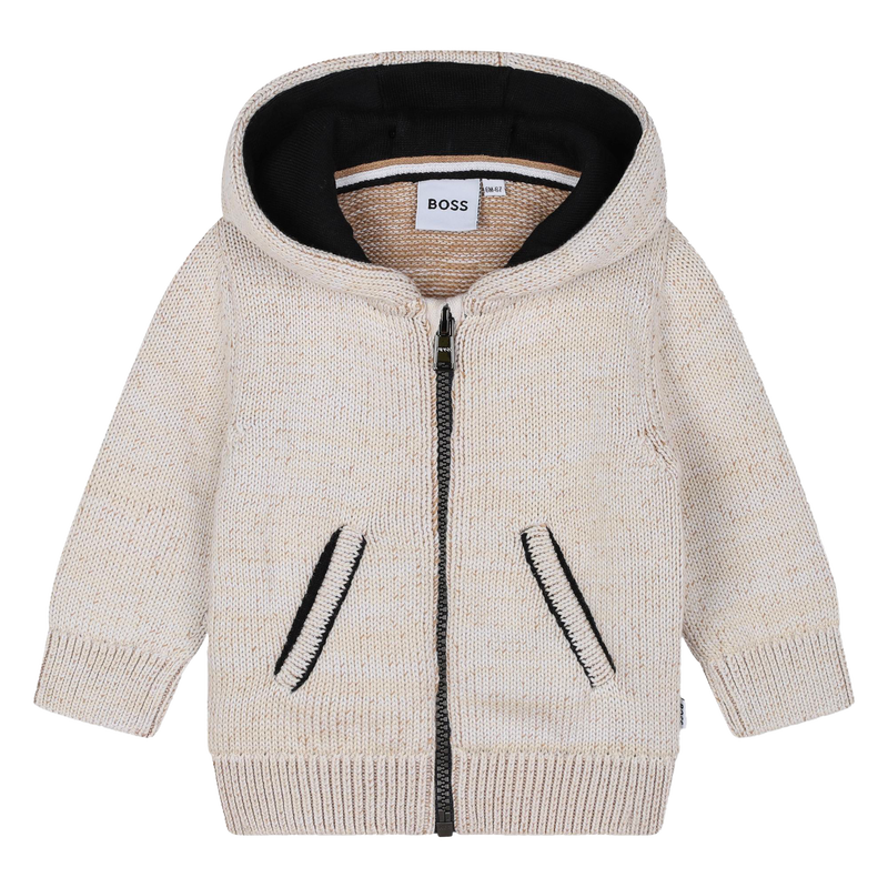 Chaqueta con capucha BOSS 
                        NI&Ntilde;O