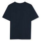 Camiseta manga corta y algod&oacute;n BOSS 
                    NI&Ntilde;O
