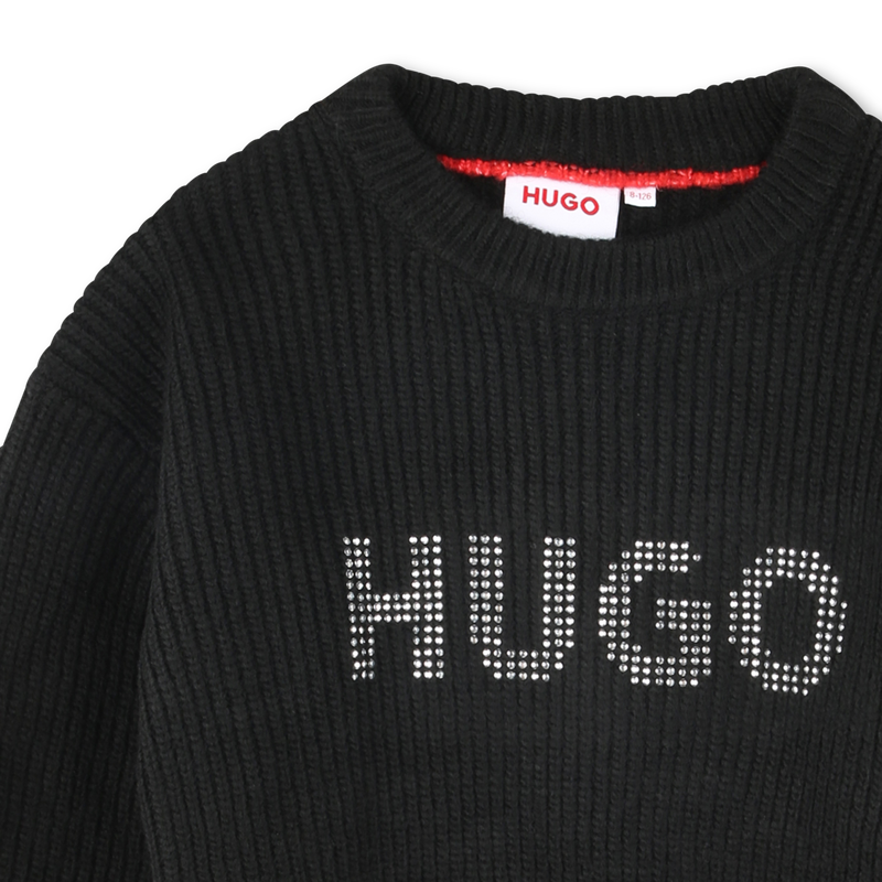Jersey corto con logotipo HUGO 
                        NI&Ntilde;A