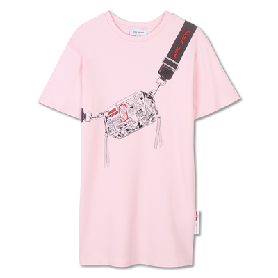 Vestido manga corta y algod&oacute;n MARC JACOBS NI&Ntilde;A