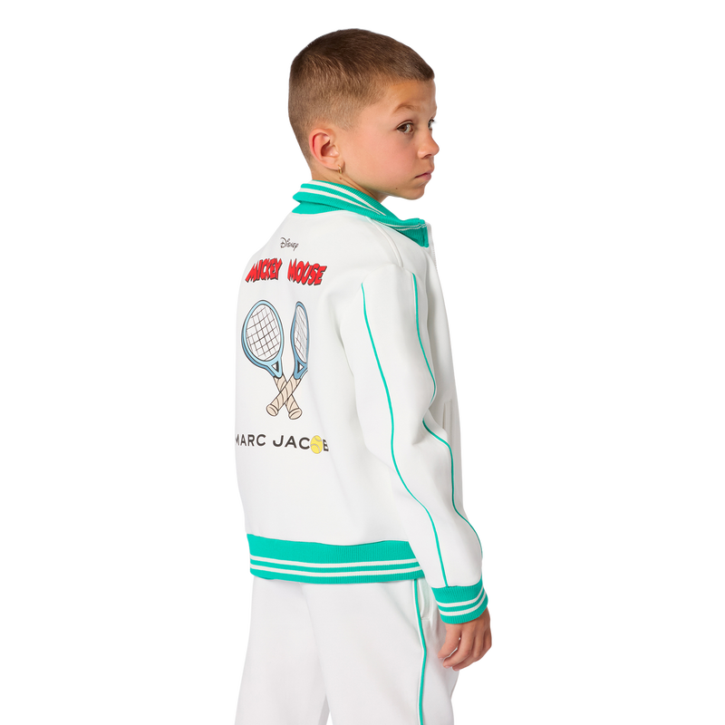 SUDADERA CON CAPUCHA CON CREMALLERA MARC JACOBS 
                        NI&Ntilde;O