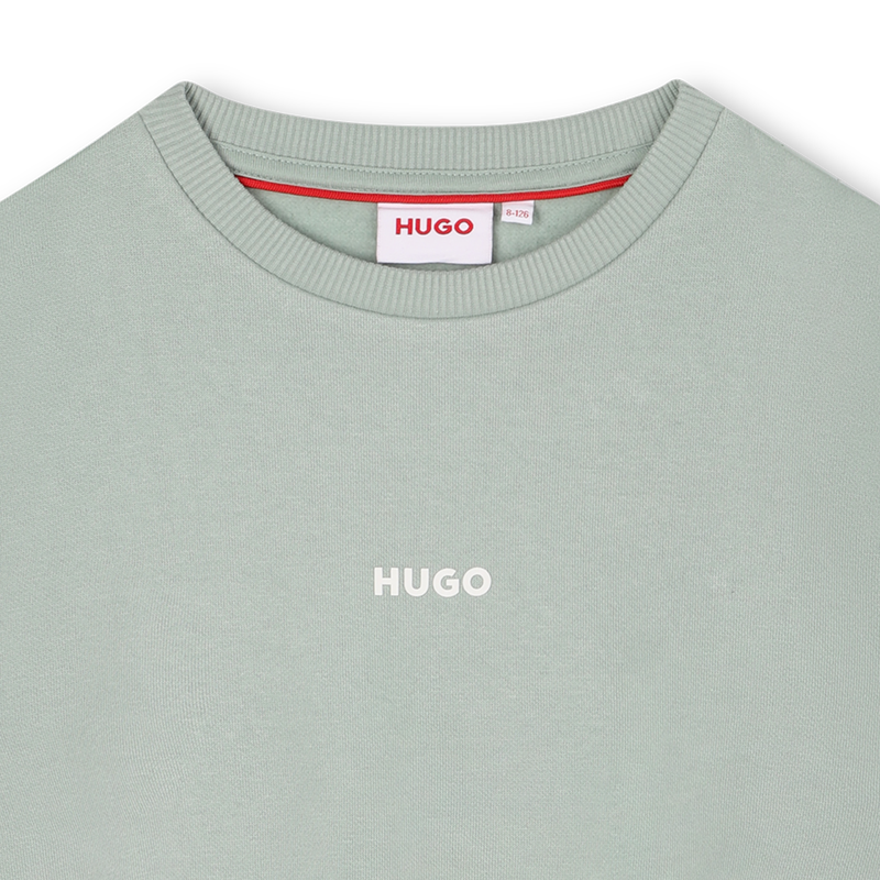 Sudadera de cuello redondo HUGO 
                        NI&Ntilde;O
