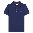 Polo de piqu&eacute; y manga corta, AZUL MEDIEVAL, hi-res