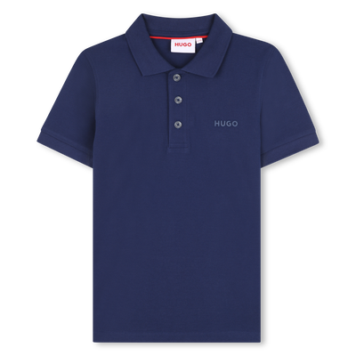 Polo de piqu&eacute; y manga corta HUGO NI&Ntilde;O