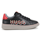 Deportivas de piel y cordones HUGO 
                    NI&Ntilde;O
