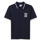 Polo con etiqueta en el pecho BOSS 
                    NI&Ntilde;O