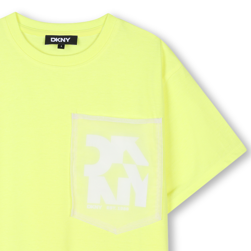 Vestido camiseta manga corta DKNY 
                        NIÑA