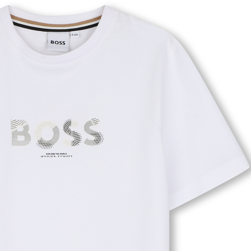 Camiseta de mangas cortas BOSS 
                        NI&Ntilde;O