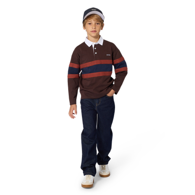 Polo de manga larga BOSS NI&Ntilde;O